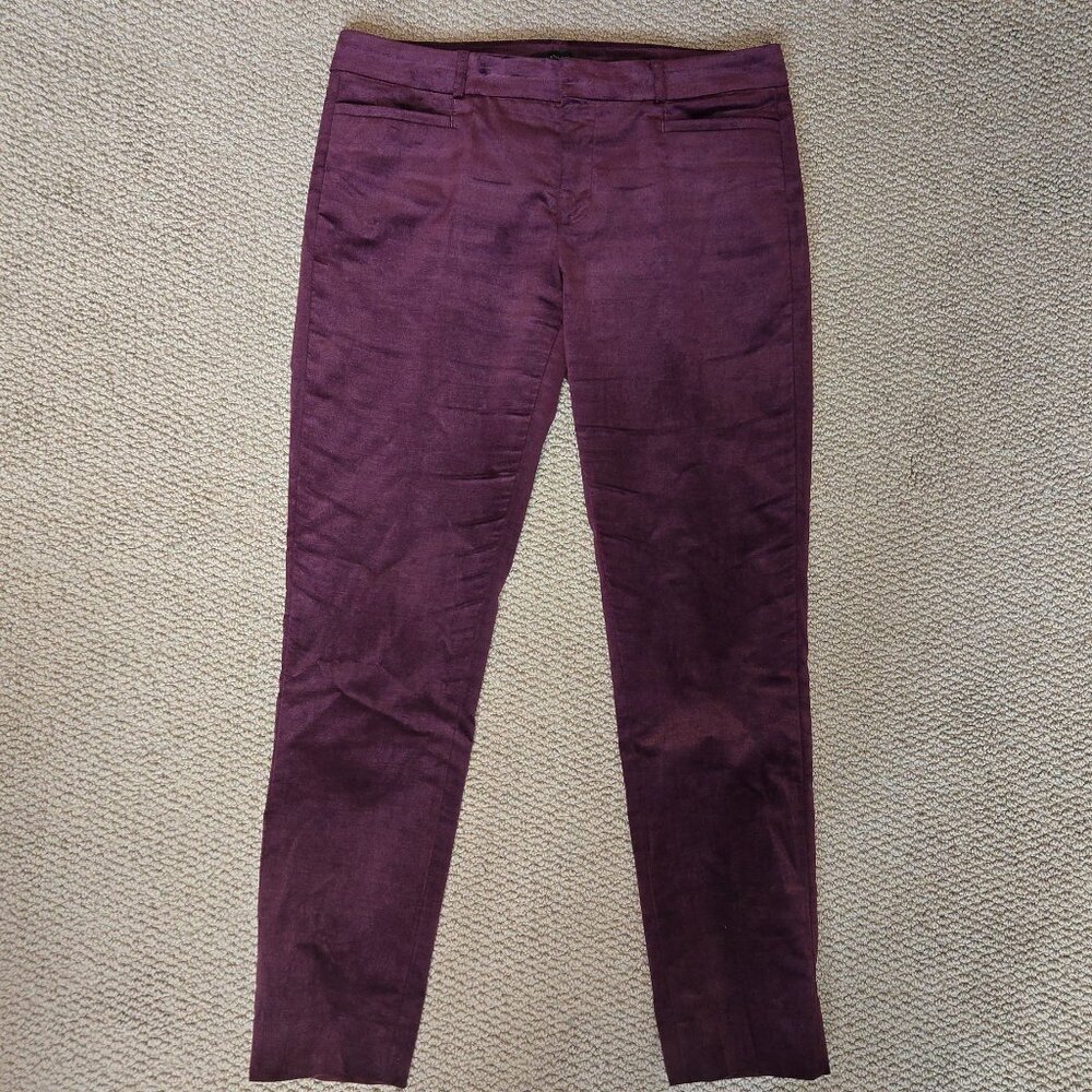 Burgundy Velvet Sloan Pants – Banana Republic